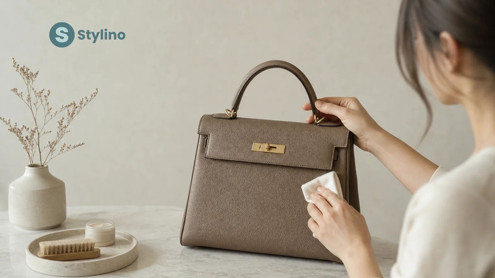Φροντίδα δερμάτινης designer τσάντας με προϊόντα conditioning