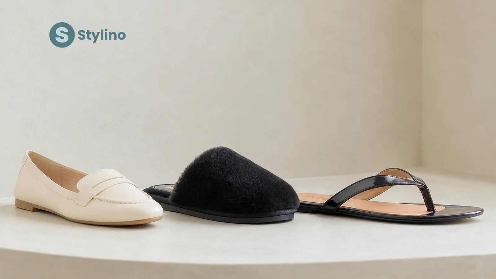Steve Madden flat shoes editorial composition featuring ballet flats loafers and mules for Cyprus everyday guide
