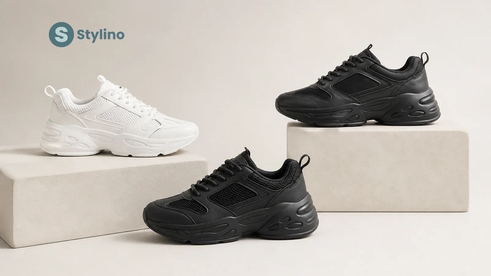 Steve Madden sneakers σε editorial σύνθεση για τον οδηγό trainers και sneakers Κύπρου