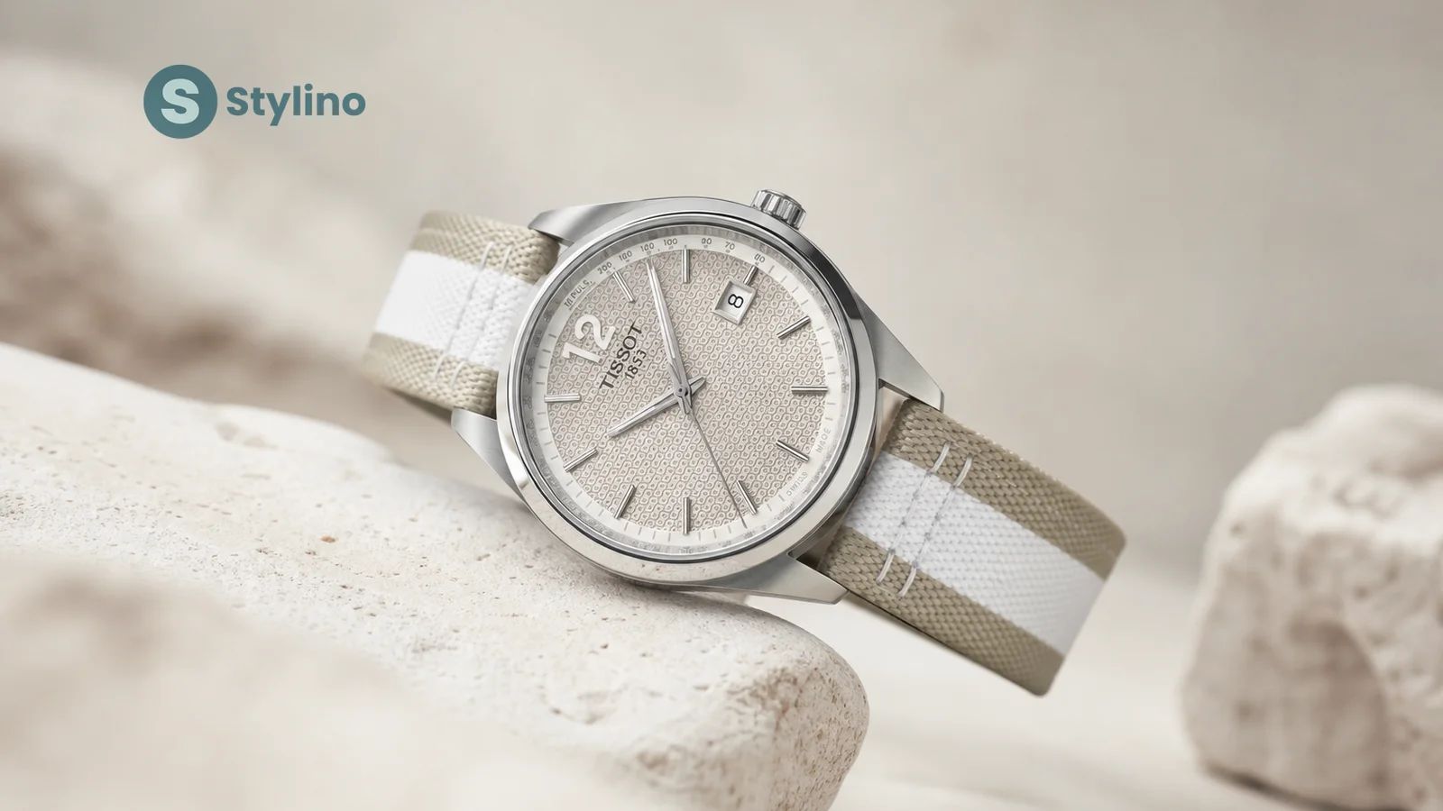 Tissot vs Seiko comparison — Swiss and Japanese watches side by side on teal editorial background