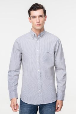 Men's Shirts Gant Black