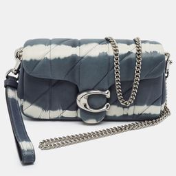 Coach Tabby 19 Blue Tie Dye Leather Chain Crossbody Bag