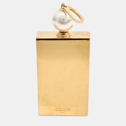 Celine Gold Tone Perfume Pendant