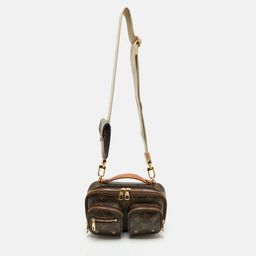 Louis Vuitton Utility Brown Coated Canvas and Leather Crossbody Bags