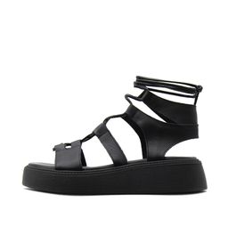 Leather Flatform Sandals Women Komis & Komis