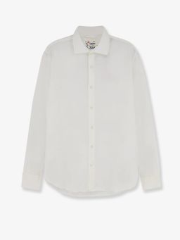 Cotton shirt with front embroidered logo - MC2 SAINT BARTH - gender_Man