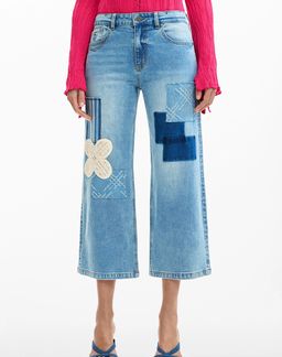DESIGUAL DENIM_LETO ΠΑΝΤΕΛΟΝΙ ΓΥΝΑΙΚΕΙΟ 26SWDD24-5053 DenimBlue