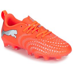 Boys' Football Boots Puma Orange