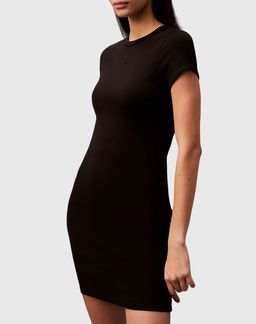 ΦΟΡΕΜΑ CALVIN KLEIN SS CO CONTOUR 1X1 RIB MINI BLACK CALVIN KLEIN