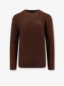 Wool and cashmere cable knit sweater