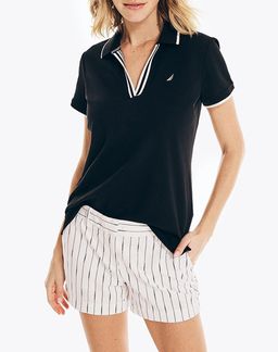 Women's Polo Shirts Nautica Black
