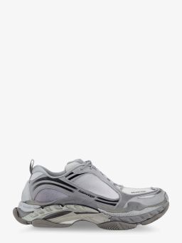 Triple S.2 Gradient mesh and nylon insert sneakers with used effect