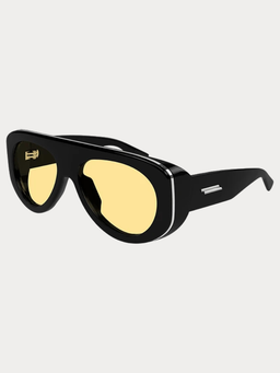 ΓΥΑΛΙΑ ΗΛΙΟΥ BOTTEGA VENETA MASK BLACK/YELLOW BOTTEGA VENETA
