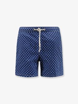 Nylon swim shorts with all-over micro pattern - MC2 SAINT BARTH - gender_Man